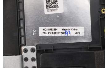 Lenovo 5CB1C17222 COVER Upper Case ASM_BEL L81X8 NFPBKDIS