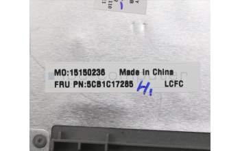 Lenovo 5CB1C17285 COVER Upper Case ASM_SWS L81X8 NFPPGDIS
