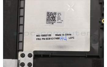 Lenovo 5CB1C17468 COVER Upper Case ASM_EURO ENG L82NBIGDIS
