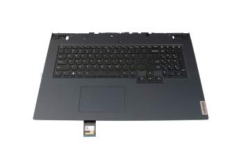 5CB1C19229 original Lenovo clavier incl. topcase US (anglais) noir/bleu avec rétro-éclairage