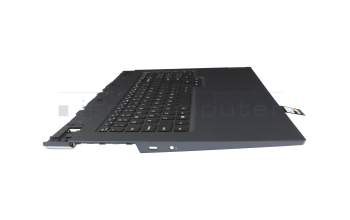 5CB1C19229 original Lenovo clavier incl. topcase US (anglais) noir/bleu avec rétro-éclairage