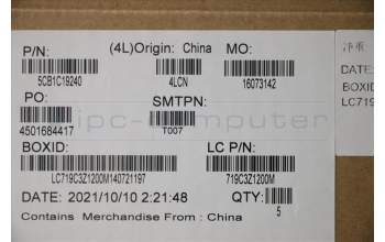 Lenovo 5CB1C19240 COVER Upper Case ASM_LA SPAL82JY_PHABU