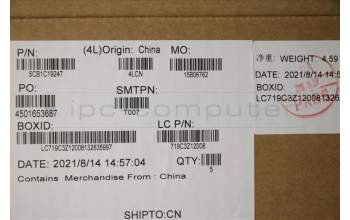 Lenovo 5CB1C19247 COVER Upper Case ASM_THAI L82JY_PHABU