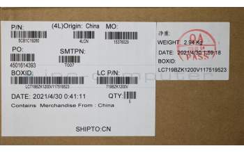 Lenovo 5CB1C19280 COVER Upper Case ASM_TUR L82NC SGY