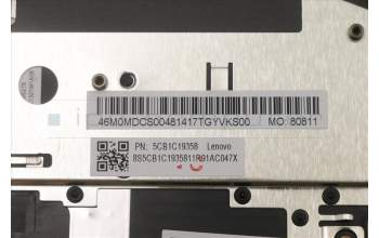 Lenovo 5CB1C19358 COVER Upper Case ASM_TI W 82HU NFNB PG