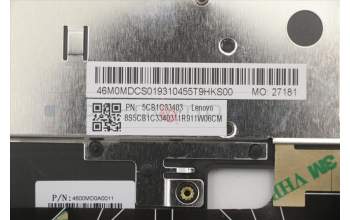 Lenovo 5CB1C33403 COVER Upper Case ASM_SW W 82HU NFNB GY