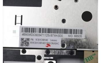 Lenovo 5CB1C68140 C-Abdeckung mit Tastatur, Skandinavien, tiefblau