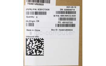 Lenovo 5CB1C72436 COVER Upper Case ASM_FRA W 20YA MG