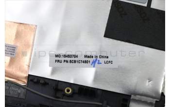 Lenovo 5CB1C74801 C-Cover with keyboard,Belgian,RGB Backlight