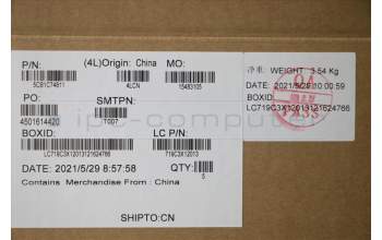 Lenovo 5CB1C74811 COVER Upper Case ASMFRA/ARAL82JUBURGBW/F