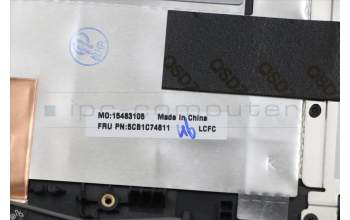 Lenovo 5CB1C74811 COVER Upper Case ASMFRA/ARAL82JUBURGBW/F