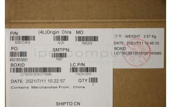 Lenovo 5CB1C74818 COVER Upper Case ASM_ITA L82JUBURGBW/F