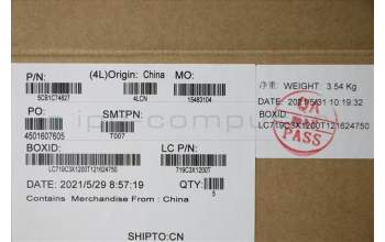 Lenovo 5CB1C74827 COVER Upper Case ASM_SWS L82JUBURGBW/F