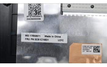 Lenovo 5CB1C74831 COVER Upper Case ASM_UKR L82JUBURGBW/F