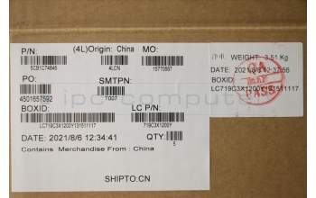 Lenovo 5CB1C74846 COVER Upper Case ASM_HBWL82JUBUWHW/F