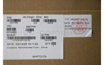 Lenovo 5CB1C74852 COVER Upper Case ASM_KOR L82JUBUWHW/F