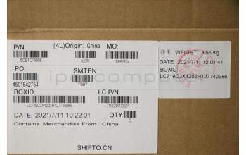 Lenovo 5CB1C74868 COVER UpperCaseASM_CZE/SLK L82JUSGW/FILM