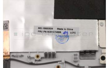 Lenovo 5CB1C74868 COVER UpperCaseASM_CZE/SLK L82JUSGW/FILM