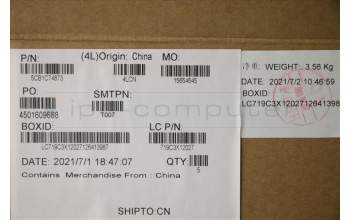 Lenovo 5CB1C74873 COVER UpperCaseASM_USA ENG L82JUSGW/FILM