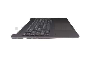 5CB1C75007 original Lenovo clavier incl. topcase DE (allemand) anthracite/anthracite avec rétro-éclairage (DC/In: USB-C)