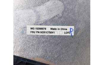 Lenovo 5CB1C75041 COVER Upper Case ASM_GER L82KV FP A/BUMA