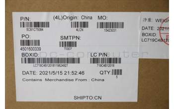 Lenovo 5CB1C75084 COVER Upper CaseASM_EUROENGL82KVFPA/GUMA