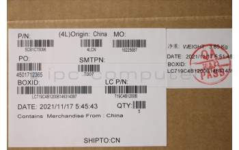 Lenovo 5CB1C75096 COVER Upper Case ASM_KOR L82KV NFPA/BUMA