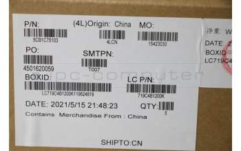 Lenovo 5CB1C75103 COVER Upper Case ASM_GER L82KV NFPA/BUMA