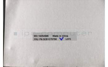 Lenovo 5CB1C75758 COVER Upper Case ASM_TC L82KV NFP A/GUMA