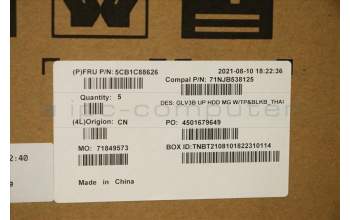Lenovo 5CB1C88626 COVER UpperCaseASM_THAI C21A4 HD MGBL