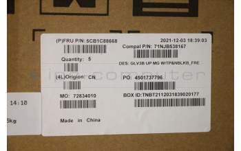 Lenovo 5CB1C88668 COVER UpperCaseASM_FRA C21A4 MGNBL