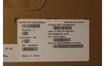Lenovo 5CB1C88684 COVER UpperCaseASM_KOR C21A4 HD MGNBL