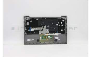 Lenovo 5CB1C89897 C-Cover with keyboard,USA English,Mineral Grey,Backlight
