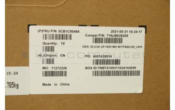 Lenovo 5CB1C90484 COVER Upper Case ASM_UKR C 21A2 HDMGBL