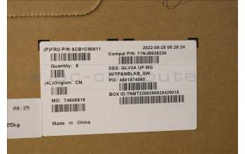 Lenovo 5CB1C90511 COVER Upper Case ASM_SWS C 21A2 MGNBL