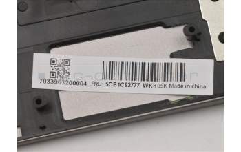Lenovo 5CB1C92777 C-Abdeckung mit Tastatur, Bulgarisch, Hintergrundbeleuchtung