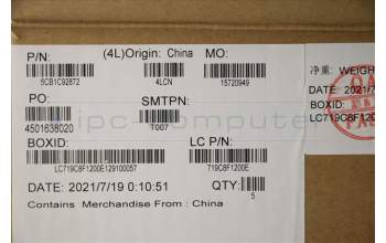 Lenovo 5CB1C92872 COVER Upper Case ASM_FRA L82NX IG DIS