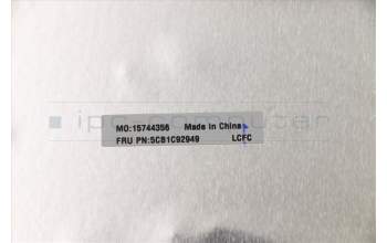 Lenovo 5CB1C92949 COVER Upper Case ASM_NORDIC L82NX IG UMA