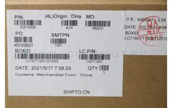 Lenovo 5CB1C93038 COVER UpperCaseASM_FRA/ARAL82JWBU_RGBW/F