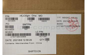 Lenovo 5CB1C93078 COVER Upper Case ASM_JPN L82JW BU_WHW/F