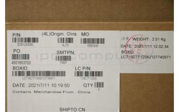 Lenovo 5CB1C93080 COVER Upper Case ASM_LA SPAL82JWBU_WHW/F