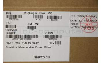 Lenovo 5CB1C93085 COVER Upper Case ASM_SPA L82JW BU_WHW/F