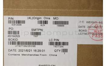 Lenovo 5CB1C93088 COVER Upper Case ASM_TC L82JW BU_WHW/F