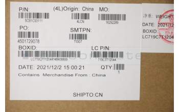 Lenovo 5CB1C93111 COVER Upper Case ASM_KOR L82JW SG_BUW/F