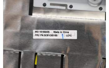 Lenovo 5CB1C93165 COVER Upper Case ASM_UKE L82JS SGw/WHWRF