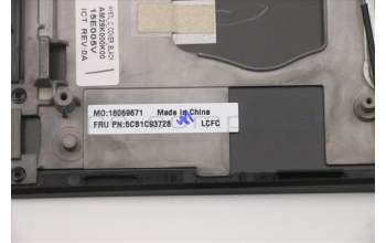 Lenovo 5CB1C93728 COVER Upper Case ASM_SLV L82K8 BK RGB