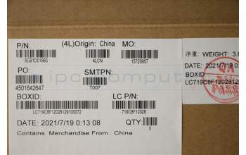 Lenovo 5CB1D01865 COVER Upper Case ASM_EUROENGL82NXIG_FP_D