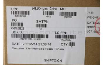 Lenovo 5CB1D01944 COVER Upper Case ASM_PORL82C7IG_TEX_LIPC