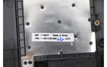 Lenovo 5CB1D01955 COVER Upper Case ASM_HBWL82C7IG_TEX_LIPC