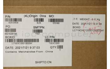 Lenovo 5CB1D04539 COVER Upper Case ASM_FRA L20YM MGR_ML